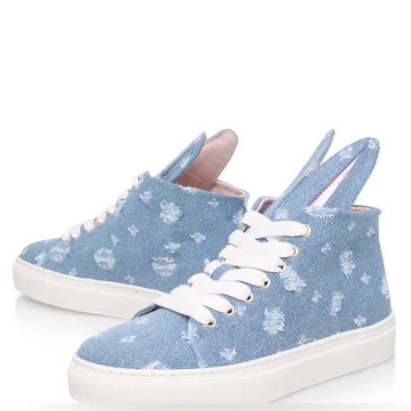 Minna Parikka denim bunny sneakers size 37 - Picture 1 of 12